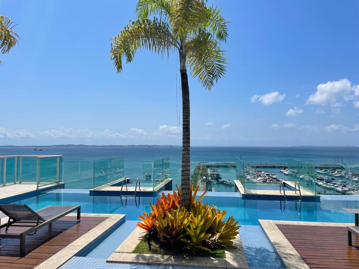 Cloc Marina Vista Mar P/ A Baia De Todos Os Santos Apartment Salvador Bagian luar foto