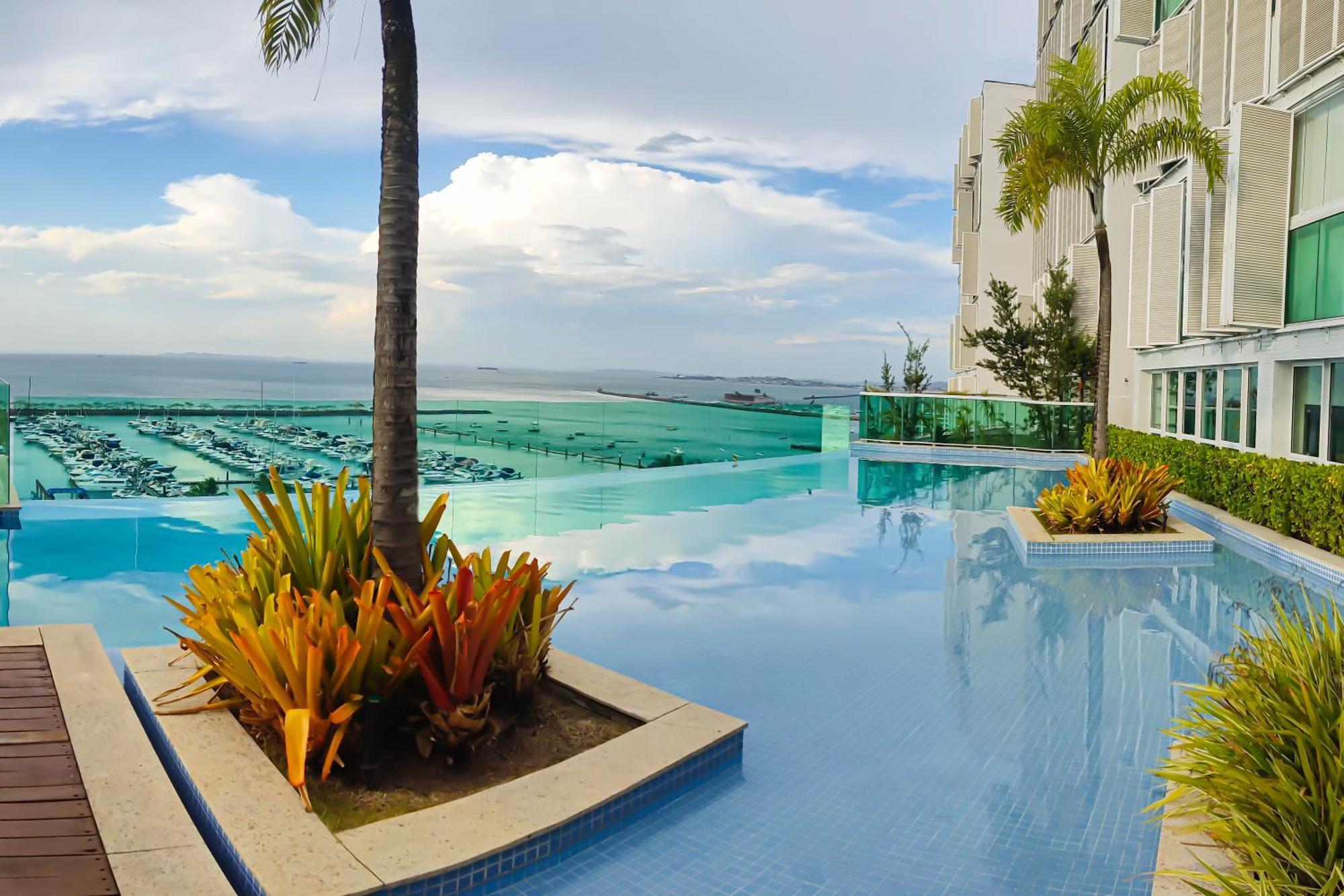 Cloc Marina Vista Mar P/ A Baia De Todos Os Santos Apartment Salvador Bagian luar foto